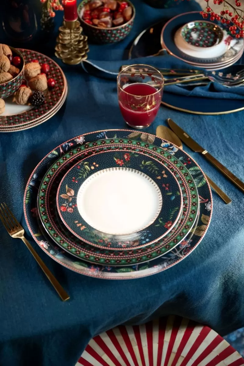 Pip Studio Porcelain Sets | Set/3 Breakfast Set Berry Blues